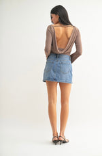 Denim Mini Skirt