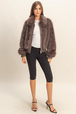 Plush Zippered Jacket