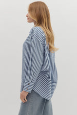 Draped Hem Top