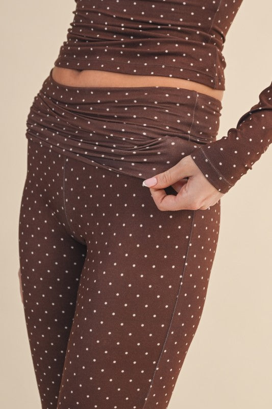 Dot Flare Pants
