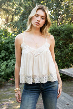 Rosa Lace Babydoll Cami