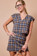Rivers Plaid Top