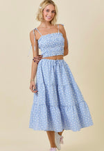 Flower Gingham Set