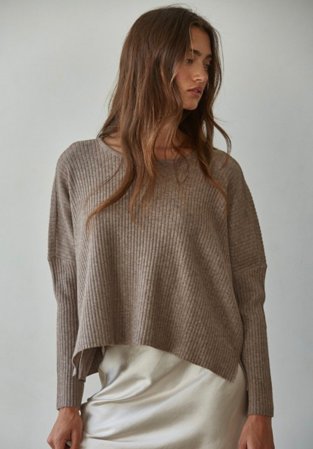 Apollo Ribbed Pullover Sweater