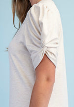 Twist Sleeve Knit Dress