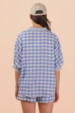 Checkered Shorts Set