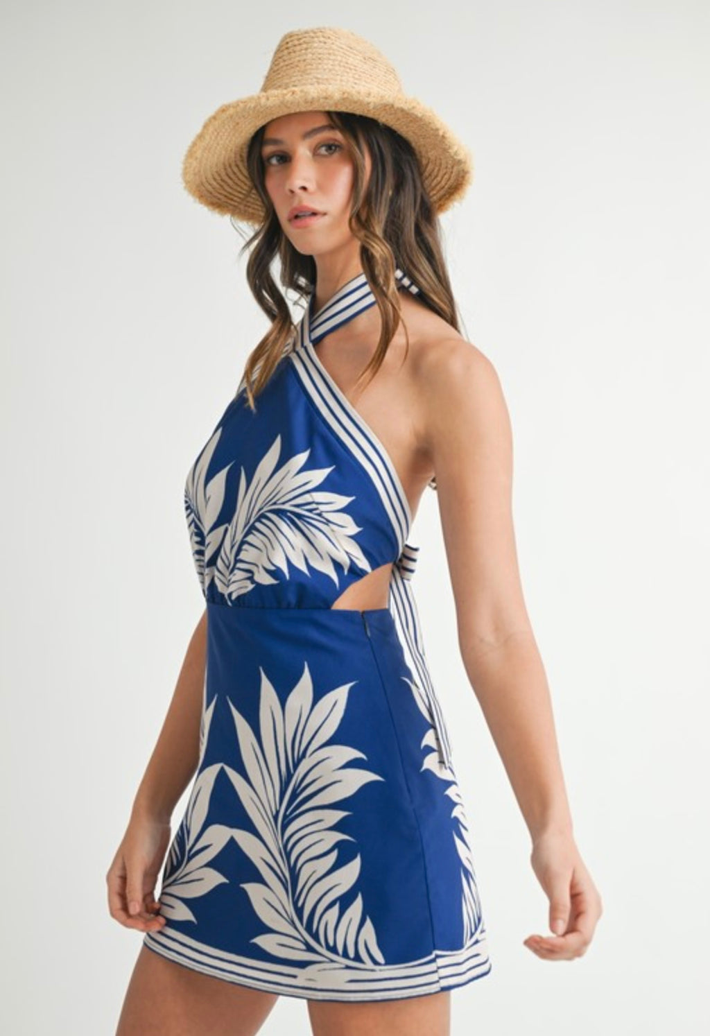 Placement Halter Dress