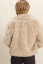 Shawl Collar Fur Jacket