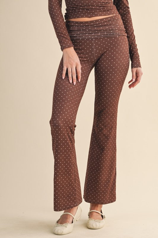 Dot Flare Pants