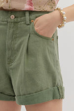 Roll-Up Hem Shorts