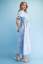 Embroidered Shirt Dress