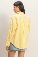 Striped Poplin Shirt
