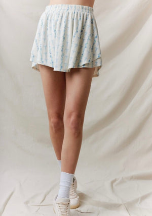 Flower Thermal Skort
