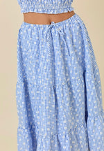 Flower Gingham Set
