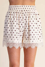 Lace Dotted Shorts