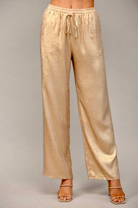 Gold Metallic Pants