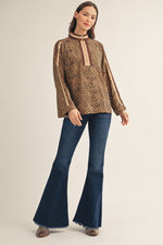 Wild Quarter Zip Top