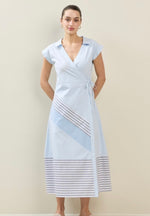Maxi Wrap Shirt Dress