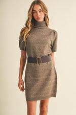 Belted Sweater Dress