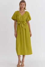Bow Midi Dress