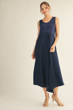 Front Pleated Midi