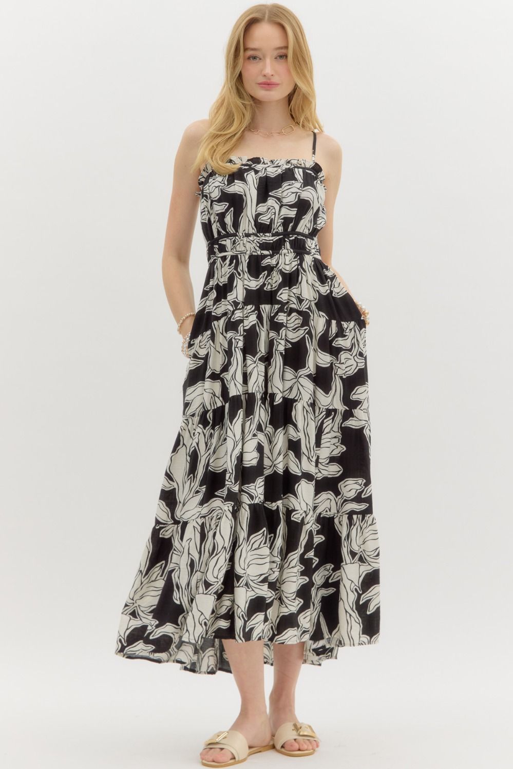 Botanical Midi Dress