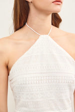 Crochet Halter Dress