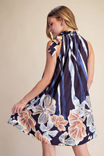 Ruffled Neck Dress
