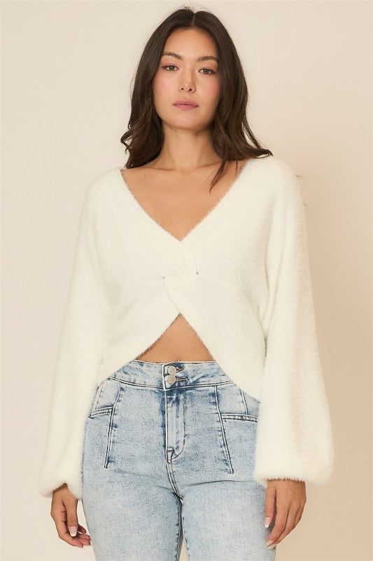 Reversible Twist Sweater