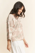 Relaxed Camo Sweater
