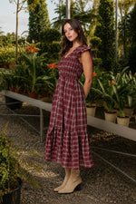 Madris Plaid Midi