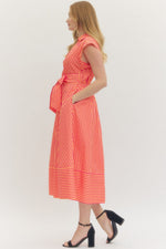 Candy Stripe Midi Dress