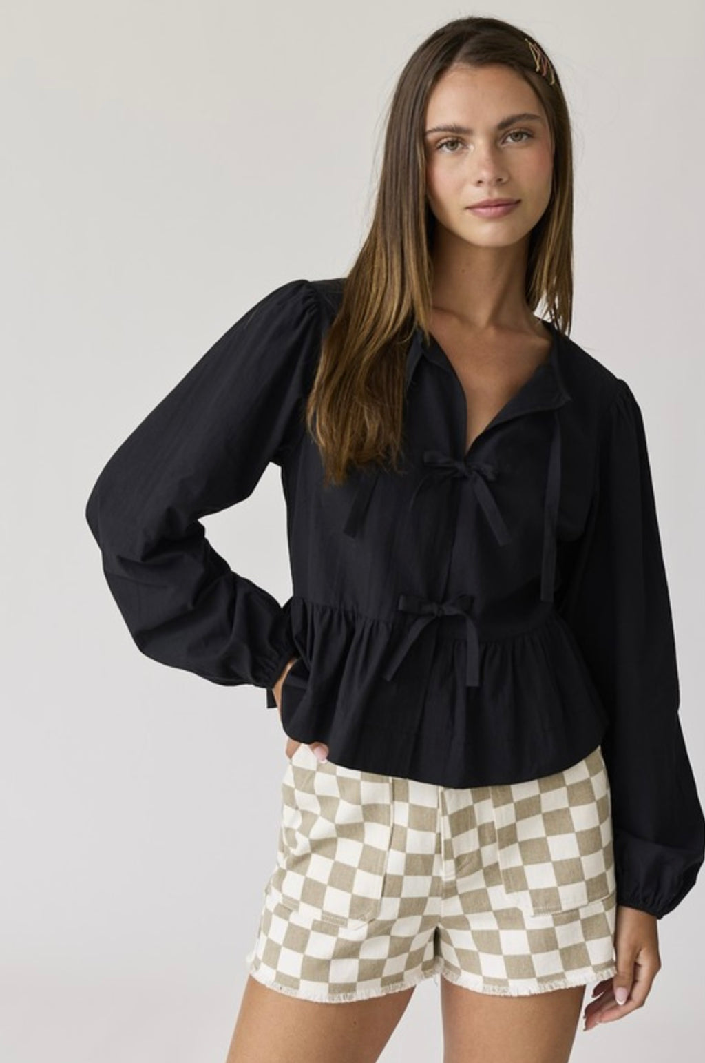 Hailey Peplum Top