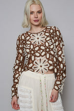 Floral Crochet Top