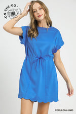 Scallop Hem Dress
