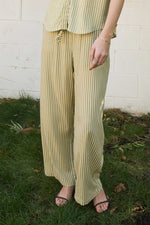 Pinstripe Linen Pants