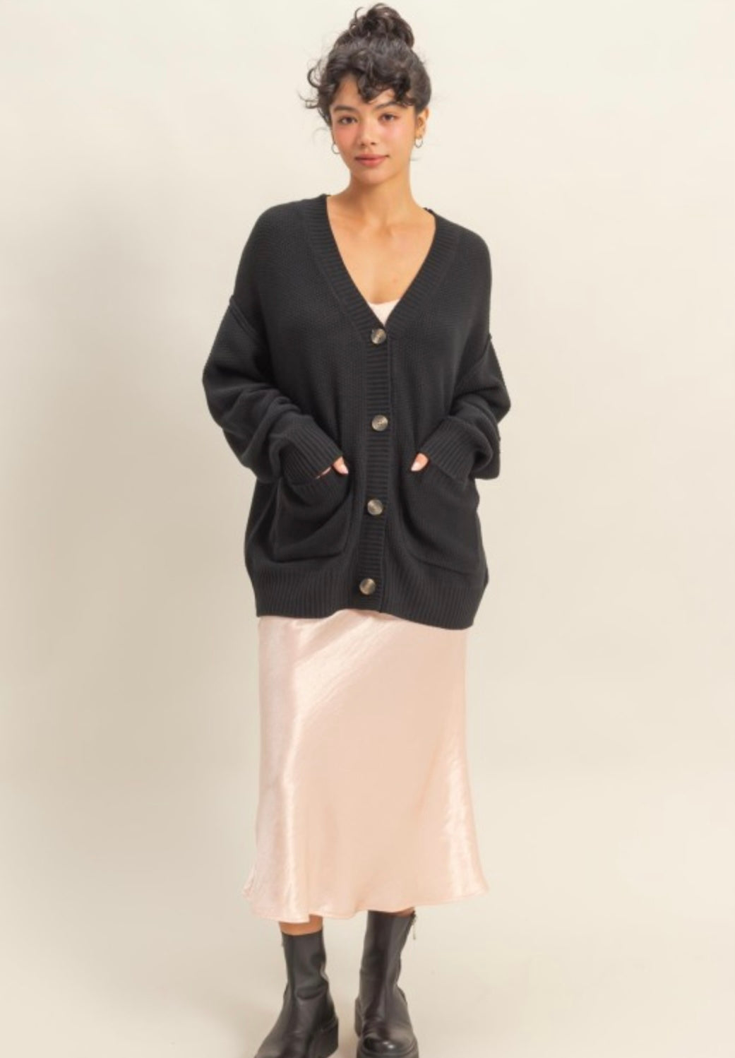 Charm Oversized Cardigan