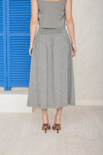 Plaid Midi Skirt