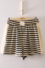 Striped Colorblock Shorts