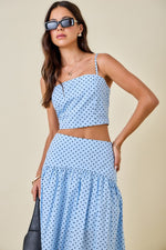 Polka Dot Crop Top