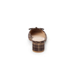 Geneva Plaid Mule