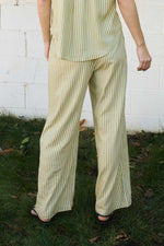 Pinstripe Linen Pants