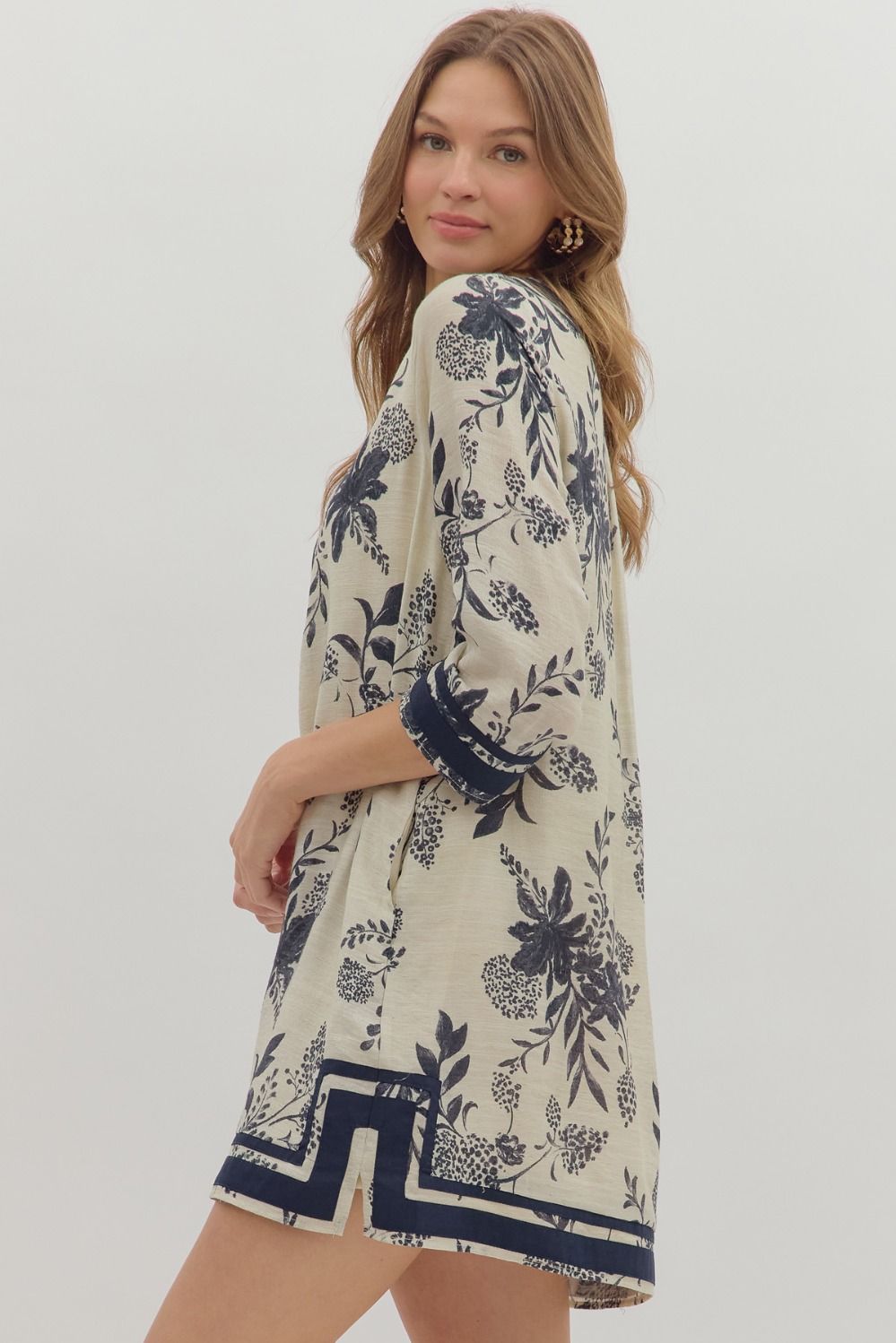 Key Trim Dress