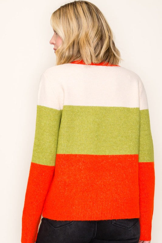 Bright Accent Sweater