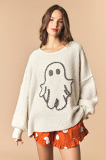 Gingham Ghost Sweater