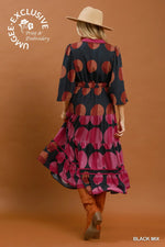 Mix Dot Boho Dress