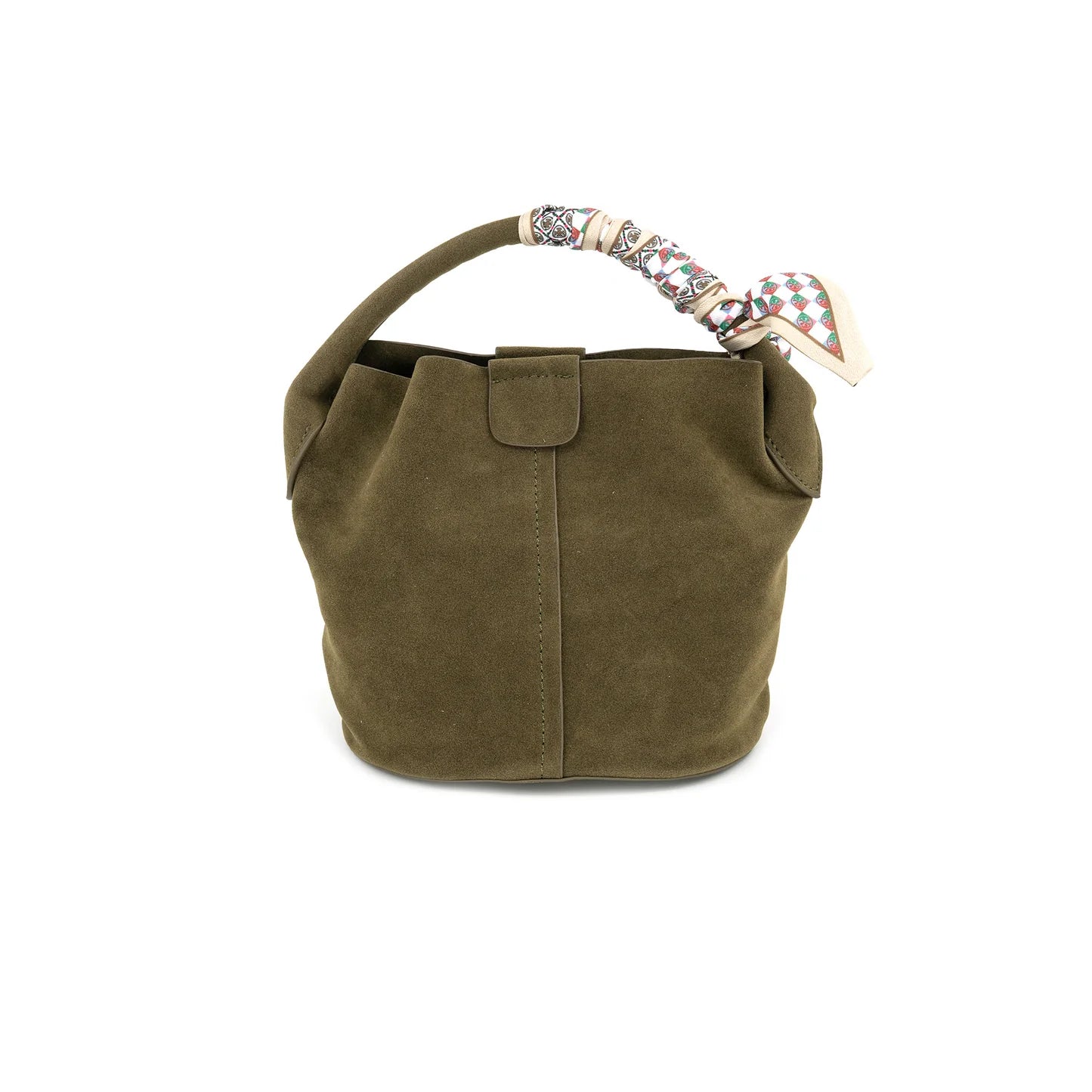 Suede Bucket Bag