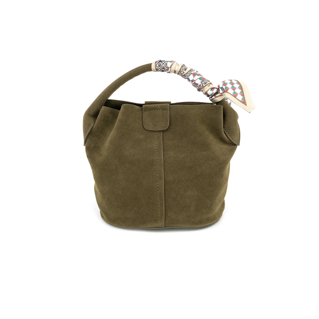 Suede Bucket Bag