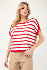 Button Shoulder Top