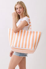 Striped Terry Beach Bag